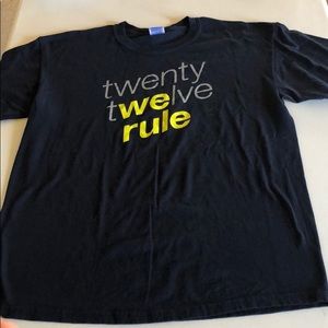 Twenty twelve rule tshirt